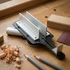 Dust Collection Router Jig with Cutter and Wrench Slotting Router Jig Woodworking Tool Aluminum Alloy Sturdy