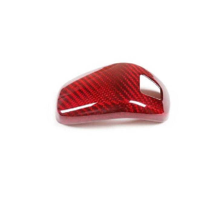 Real Carbon Fiber Gear Shift Knob Cover Trim Fit for Porsche Panamera 2017-20