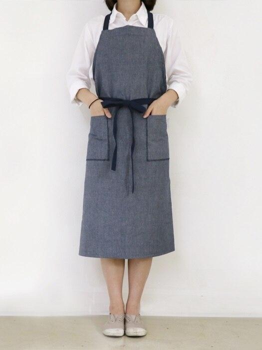 TWIG NEWYORK Another Denim Blue One-Piece Apron BLUE