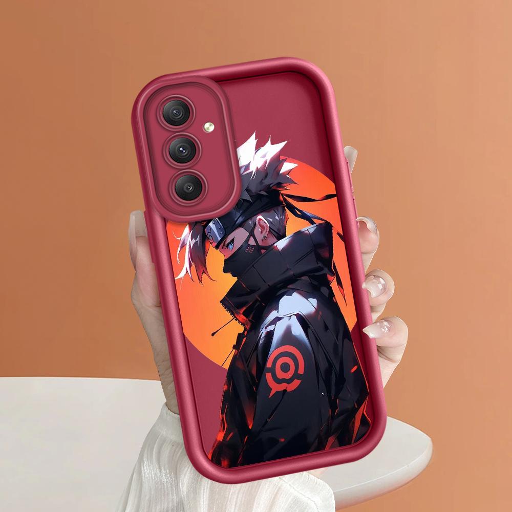 Weiches Silikon-Telefongehäuse mit quadratischem Leiterdruckmuster, vollständige Abdeckung, Kamera, stoßfestes Schutzgummigehäuse für Samsung