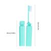 Foldable Travel Toothbrush,Portable Toothbrush Built in Cover,Folding Toothbrushes for Hiking,Camping,Traveling