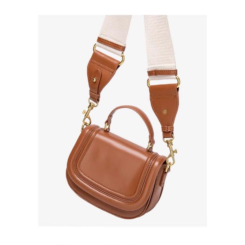 Women's New Saddle Bag China Red Ladies Mini Flip Shoulder Handheld Messenger Bag Women's Trend
