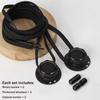 1pair Quick-Adjust No-Tie Laces Hands-Free Lazy Shoelace Fashion Rotating Buttons Laces  Women