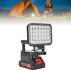 LED-Arbeitsleuchte Batteriebetrieben Handtaschenlampe mit Dual-USB-Anschlüssen Kabellose Lampe für Outdoor Camping Angeln Notfall