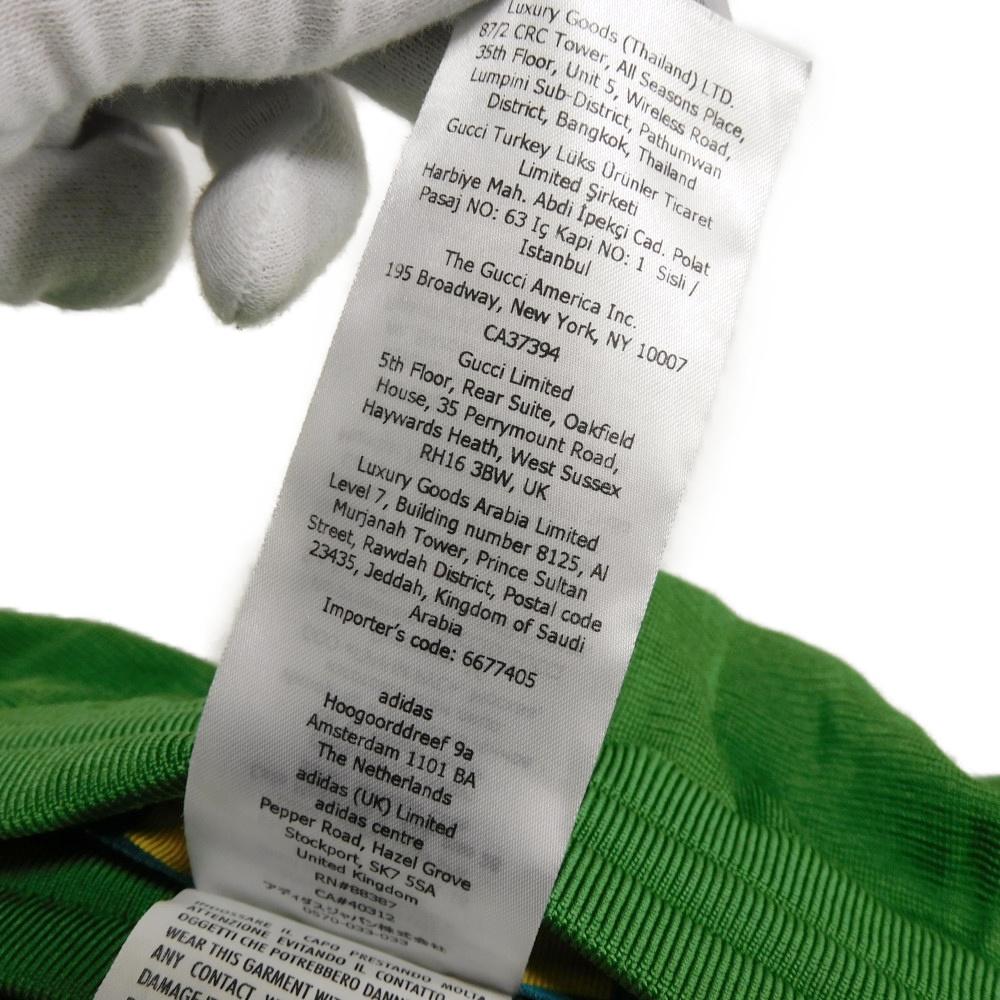 Used Adidas 9539 Interlocking G Sideline Jersey 701441 XKCIH 3229 51178 GG Double G Rayon XS 170/74A Green Men's from