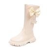 Fashion Foreign Style Girls Boots Long Princess Boots High Boots Autumn and Winter New Girls Soft-soled Leather Boots