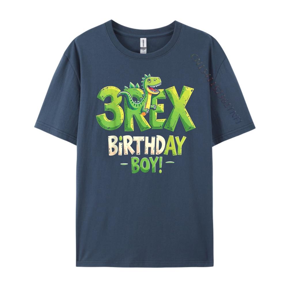

3Rex Birthday Boys Brand Clothing Anime T Shirts Camisetas Hombre EU SIZE Leisure White T Shirt Unisex Women New Year 4XL