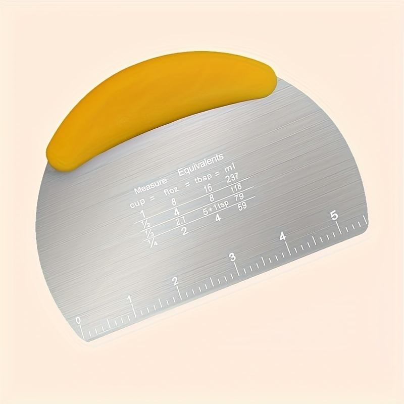 1 Stainless Steel Dough Scraper—a Versatile Baking Tool for Pastries and Bread, and a Safe and Reliable Kitchen Gadget