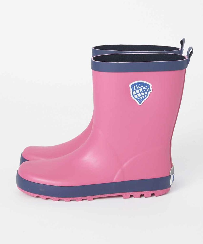 Rain boots with for boys and pink [Beams School] reflectors, waterproof, girls, 121490,