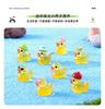 30pcs Luminous Resin Mini Yellow Duckling Miniatures Doll House Glow-in-the-Dark Ducks Figurines for DIY Aquarium Garden Decor