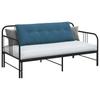 Back Pillow Blue 140 x 50 cm Cord Fabric