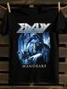 EDGUYBand Gothic Lettering & Mandrake Graphic T-Shirt Mens Tshirt Womens Tshirts with Letters Print Short Sleeves T-Shirt Casual Street Tee Shirt Top
