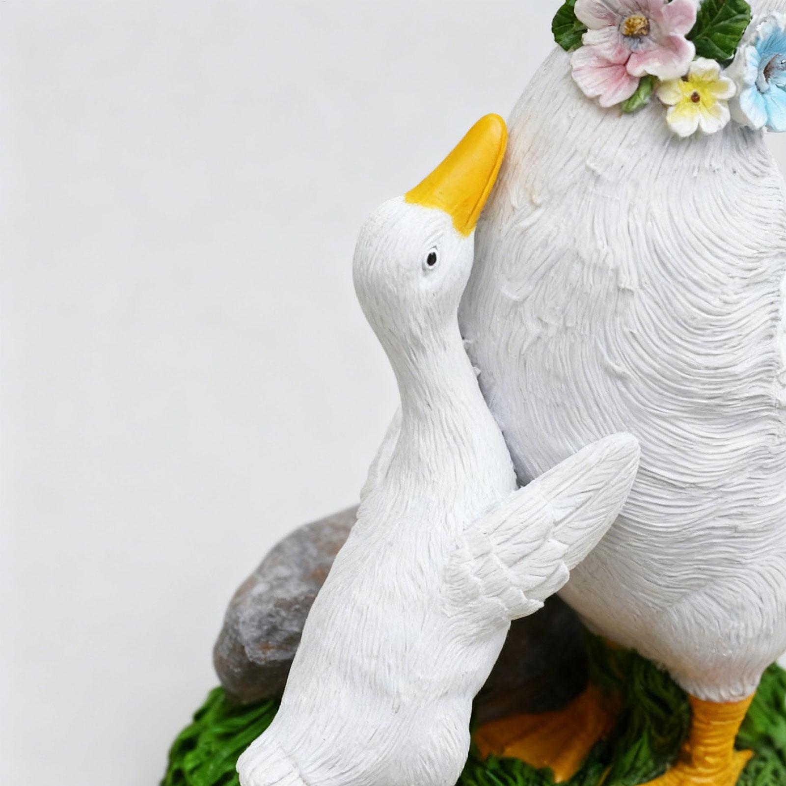 

Porch Goose Statue Solar-Powered Resin Outdoor Decor Patio Animal Sculpture For Homeowners Gardeners Collectors Lawn Patio China Mainland