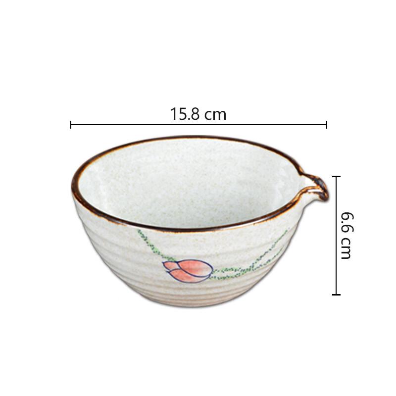 

Dairuien Ceramic Lotus Pattern Bowl Set Set of 2