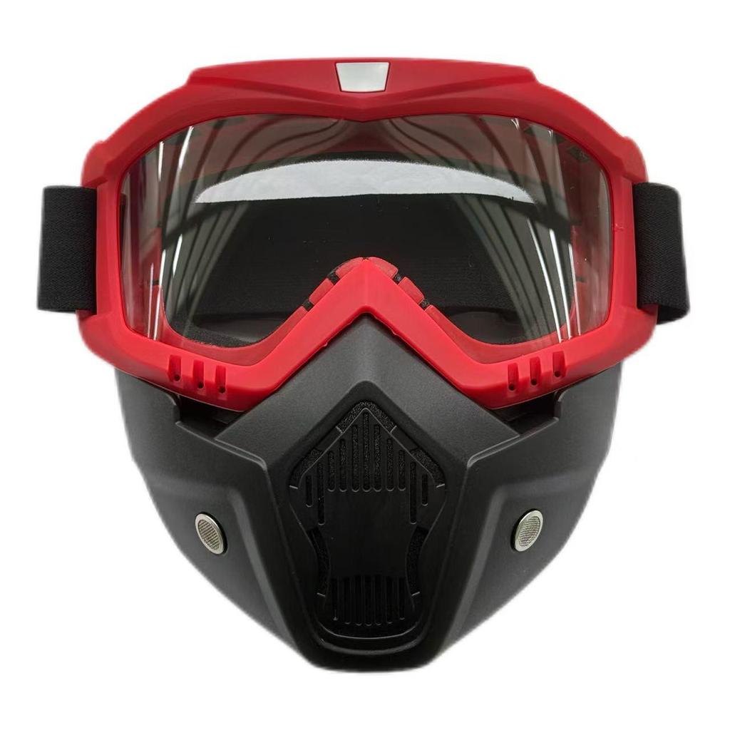 Retro Fashion Cycling Glasses: Windproof, Dustproof, Impact Resistant, Full Face Protection