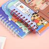New Cartoon Crayon Shin-Chan Magnetic Notebook Coil Notebook Agenda Weekly Notepad Diary Student Study Supplies Boys Girls Gift
