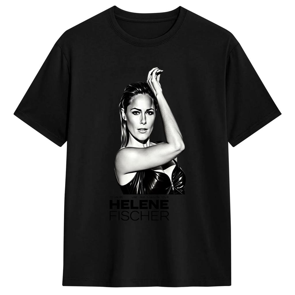 Maglietta Vintage Helene Fischer 360 Tour Concert 2026 per Unisex Girocollo Magliette in Cotone Manica Corta T-Shirt Abbigliamento Stampato