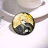 32/44/58mm Hatsune Miku Cartoon Figure Brooches Cosplay  Exquisit Badge for Collar Backpack Hat Accessory Handmade Enamel Pins Decoration