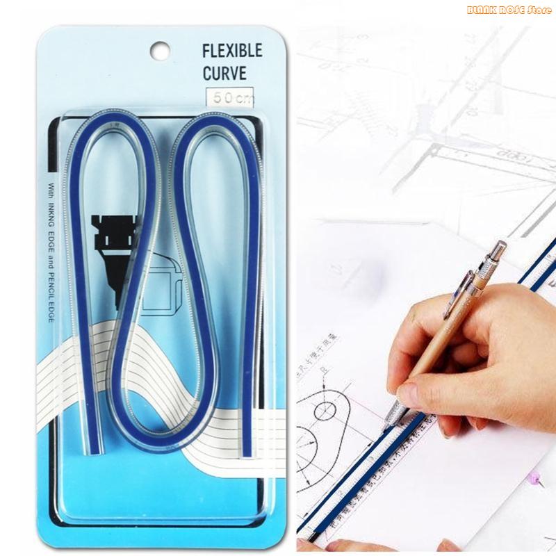 K1AE Woodworking Flexible Ruler Tailor Use Easy to Read Bendable Ruler