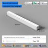 Smart Thin Surface-Mount Track Light for Living Room - No Main Light, Dimming, Adjustable Color Temperature, Magnetic Lamp