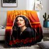 Moonlit Woman with Roses Blanket for all seasons blanket lunch break throw gift