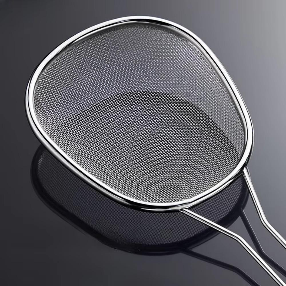 Oval silskje i rustfritt stål Rustfritt stål Friteringssil Skje Dreneringsskje Husholdning