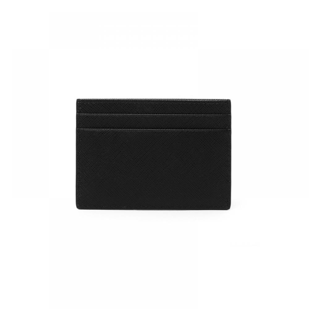 Prada Saffiano Triangle Logo Card Wallet 2mc149 Qhh F0002