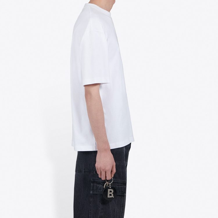 Balenciaga Mens New Copyright Medium Fit T Shirt 612966TIV549040