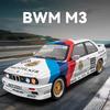 Simulation 1:24 BMW M3 Racing Car Model with Sound Light Collection Diecast Toy Vehicle Children Boy Birthday Gift Home Decor