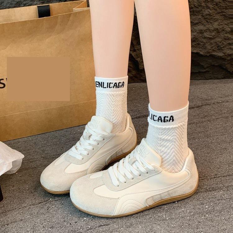 

Fashion Wholesale 2025 Woman Flats Low Heels Dress Cross Rubber Women s Shoes Female Footwear Low Heels Designer Sneakers for Women 40 бежевый