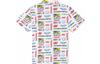 Men's Vans Shirts Unisex White Lapel Moderate Straight Fit