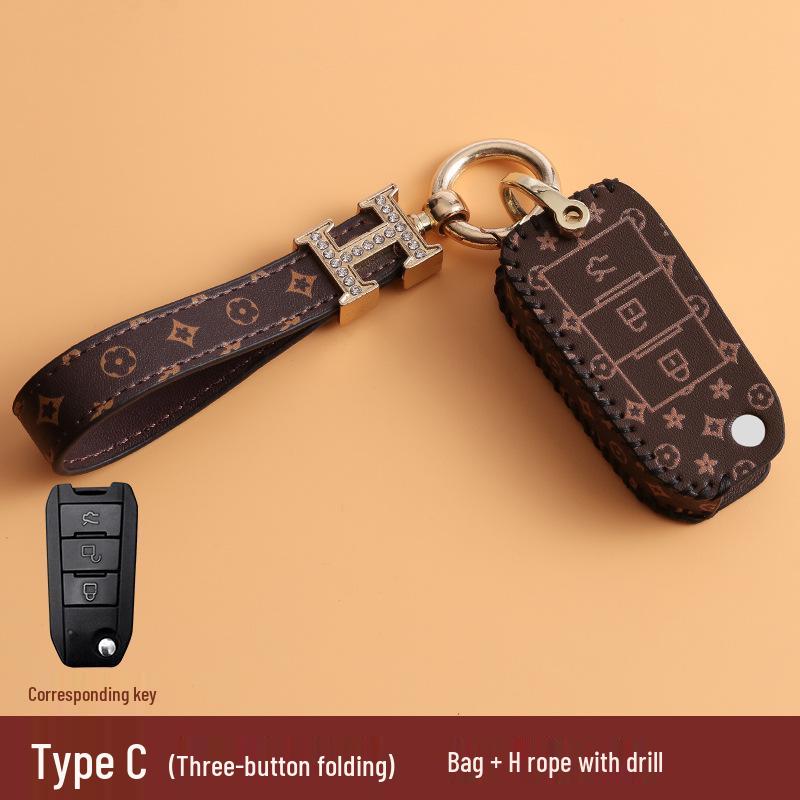 BAIC Senova & Weiwang Car Key Case for D50, X25, X35, X55, X65, D60, D70, S50, BJ40/80