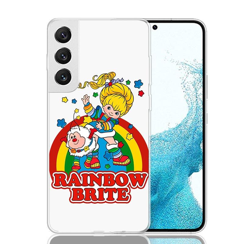 R-Rainbow Cute Brite Phone Case For Samsung Galaxy S26 S25 Edge S24 S23 FE S22 Ultra S21 Plus S20 + Fundas Cover Coque Galaxy S2