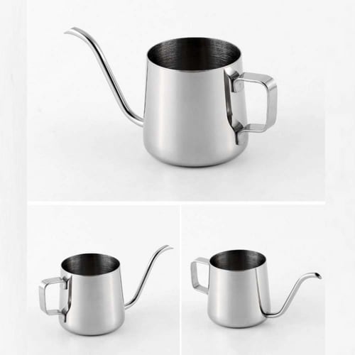 NITIUMI Coffee Pot, Coffee Kettle, Drip Kettle, Coffee Drip Pot, Narrow-Mouth, Lightweight, Stainless Steel, Suitable for Coffee, Tea, Milk, and More,