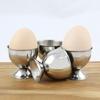 Eierbecher-Set 4 Stück Eierbecher für weich & hart gekochte Eier Edelstahl