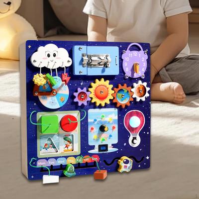 Exploration Busy Board Early Education Fun Preschool Learning Activities for Over 3 Years