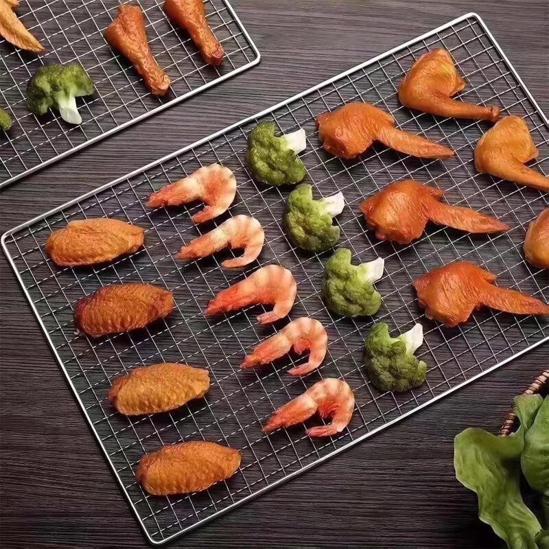 SMVP Rectangular Stainless Steel BBQ Grill Mesh