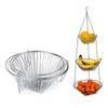 New 3 Layers Fruit Vegetable Hanging Basket Household Accessories Foldable Storage Hanger