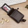 Vintage Men's Wallet PU Leather Short Purse Hasp Zipper Clutch Wallets High Quality Durable Convenient Gifts for Men Money Bag