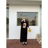 Korean Round Neck Fashion Short-sleeved Dress Women's 2026 Summer New Large Version Loose Lazy Style Thin Long Skirt