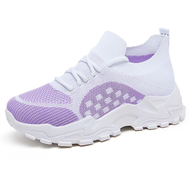 Sneakers Women's New Summer Casual Versatile Single Shoes 2025 Mesh Breathable Running Platform Dad Shoes