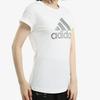 Adidas Comfortable Breathable Letter Print Round Neck Pullover Short Sleeve Drop Shoulder T-Shirt Women T-Shirt DM5320