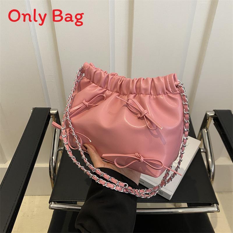 

Pu Water Bucket Bag For Women With Magnetic Closure And Inside Phone Pocket For Casual Daily Use