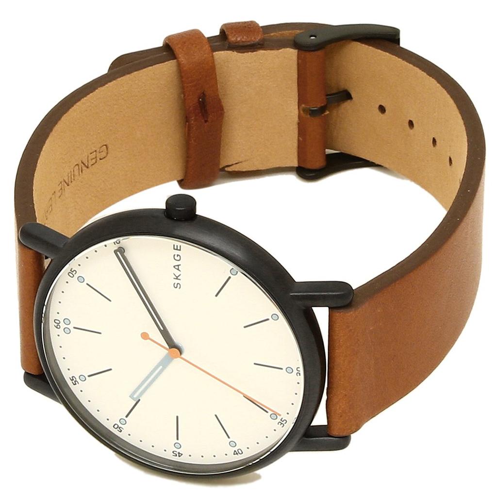 Skagen Men's Watch SKW6374 Brown/White [Parallel Import]