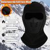1-pack Unisex Balaclava Full Face Mask, Fleece, Windproof, Warm, Winter Ski Mask