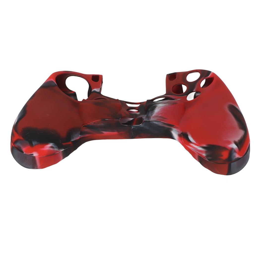 Silicone Case Slip Resistance Protective Grip Cover with 1 Pair Thumb Grips for PS4
