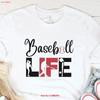 Baseball Life T Shirt Game Day Vintage Washed Stretched Graphic Fashion Homme Casual Designer Clothes Breathable Versatile