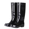 Classic tall men's rain boots traditional rain shoes men's water shoes non-slip men's rubber shoes overshoes kitchen chef shoes black work shoes