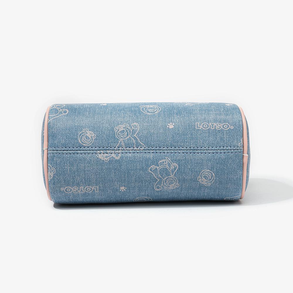 New Disney Strawberry Bear Series PVC Shoulder Bag, Crossbody Bag, Handbag Regular Women's Denim Blue BNK-72700