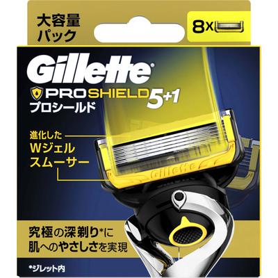 Gillette ProShield 8 Ejector Blades Men's Replacement Blades Razors for Men Place the Used Blade In an Empty Space In the Case and Push the